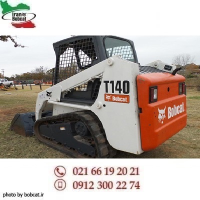 مینی لودر بابکت T140 لاستیک زنجیری