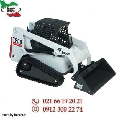 مینی لودر بابکت T200 لاستیک زنجیری