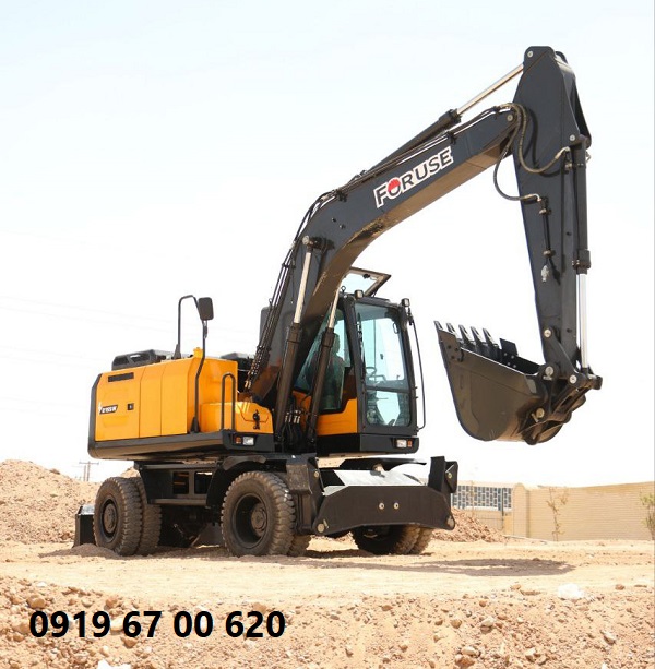 خرید بیل مکانیکی چرخ لاستیکی فوریوز Foruse R155W