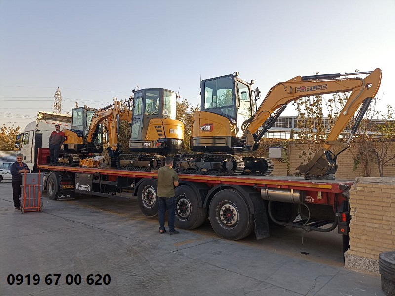 مینی بیل مکانیکی کوچک 3.5 تن